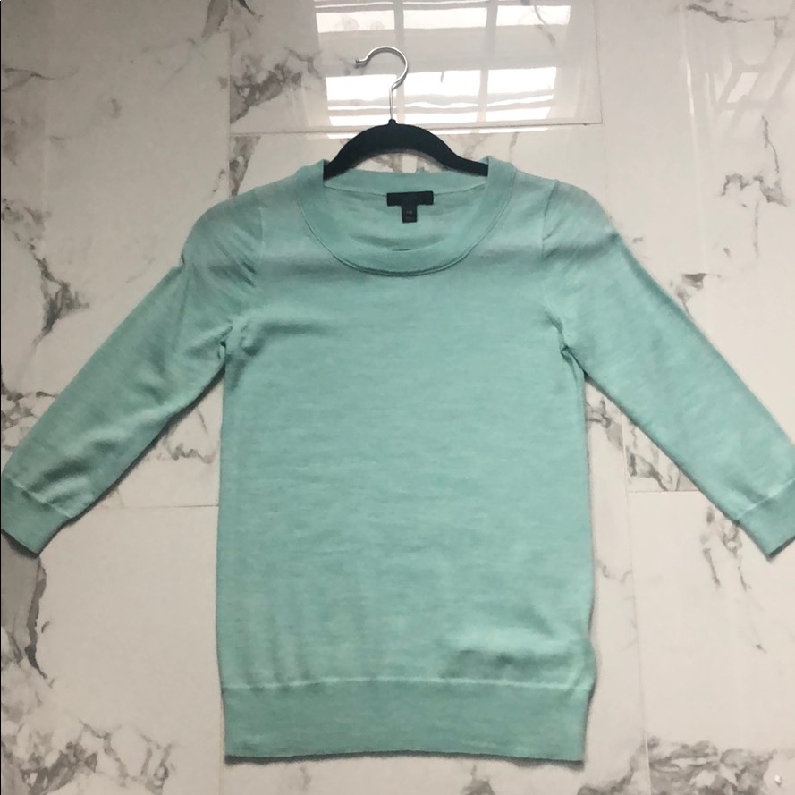 Mint Green, Merino Wool Sweater
